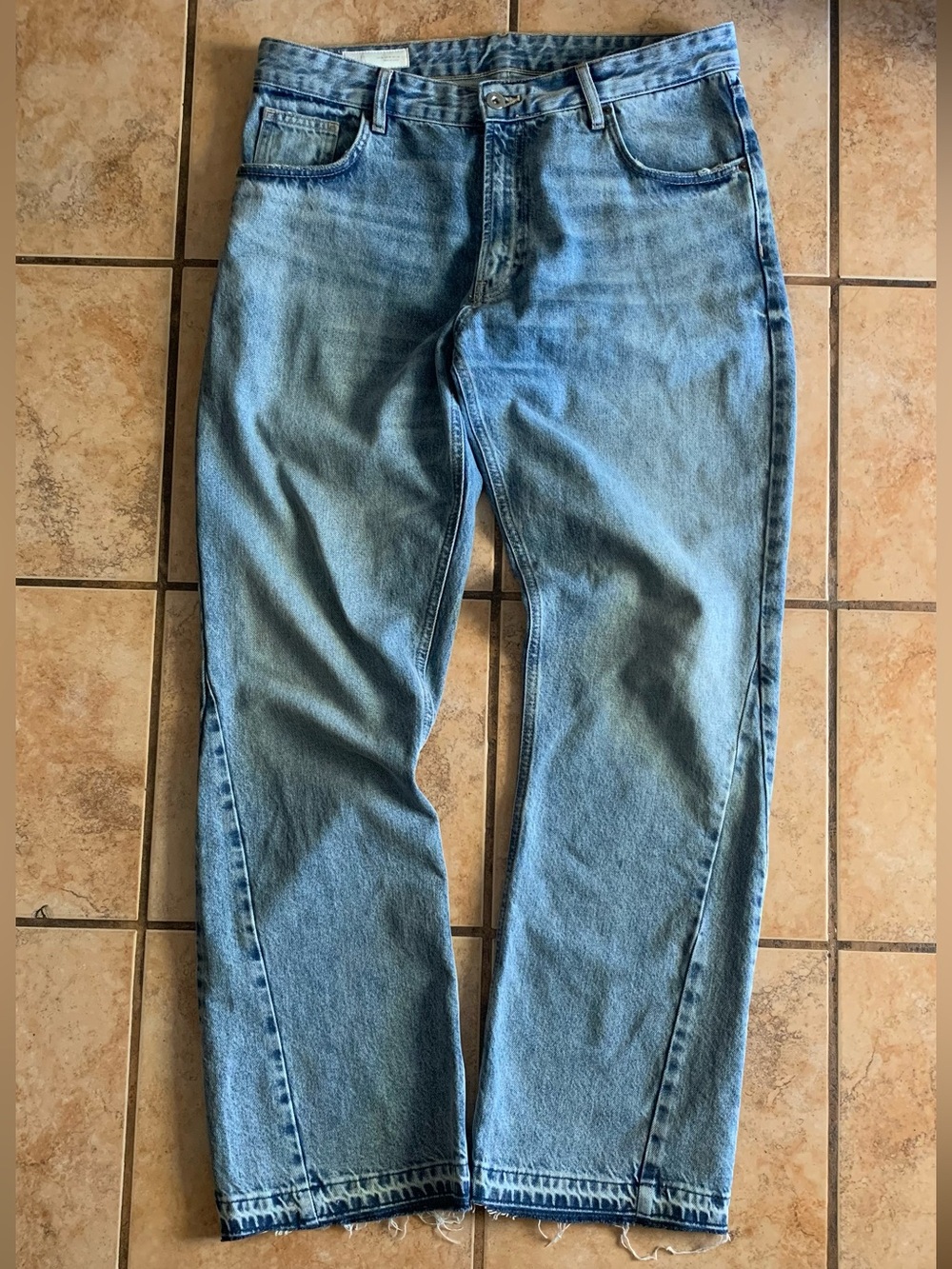 Zara Relaxed bootcut Blue Men's Jeans